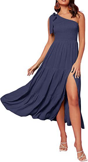 One-shoulder Summer Dress