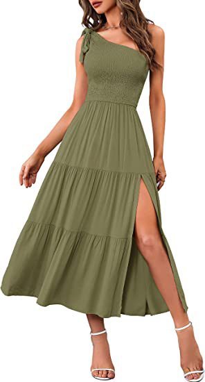 One-shoulder Summer Dress