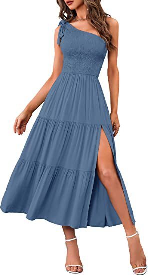 One-shoulder Summer Dress