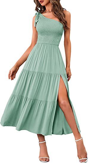 One-shoulder Summer Dress