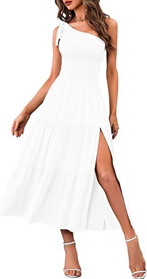 One-shoulder Summer Dress