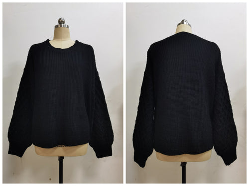Knitting Round Neck Pullover