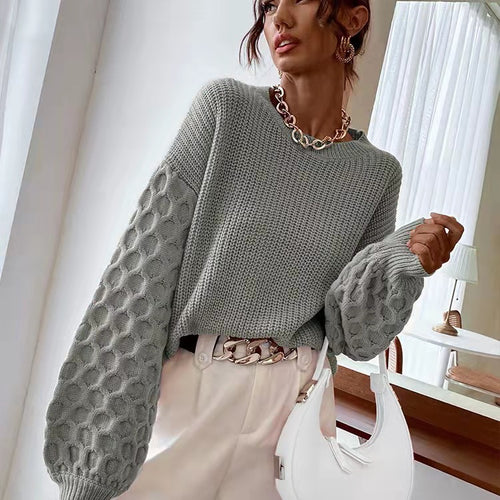 Knitting Round Neck Pullover