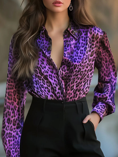 Satin Loose Shirt Spring And Autumn