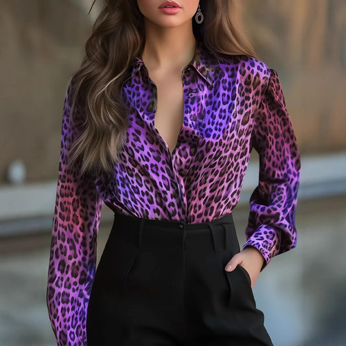 Satin Loose Shirt Spring And Autumn