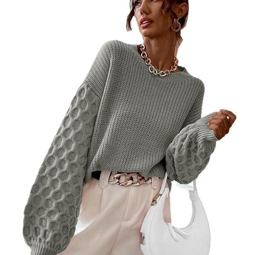 Knitting Round Neck Pullover