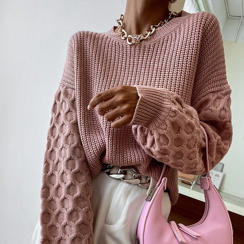 Knitting Round Neck Pullover