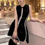 Elegant Vintage A-Line Mini Dress