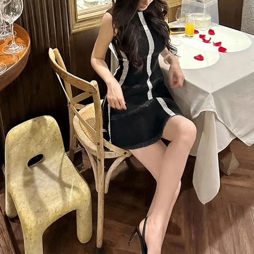 Elegant Vintage A-Line Mini Dress