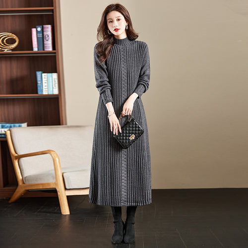 Plus Size Thickened Base Dress