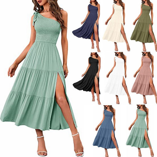 One-shoulder Summer Dress