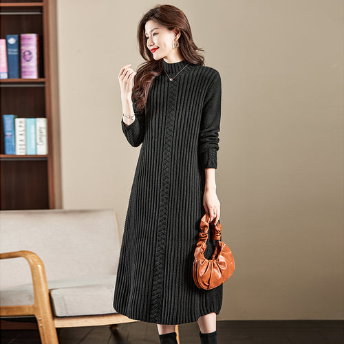 Plus Size Thickened Base Dress
