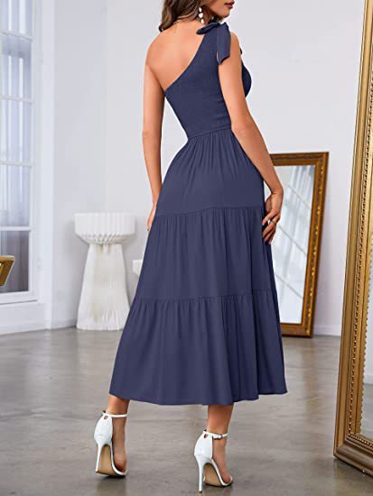One-shoulder Summer Dress